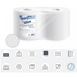 BOBINE AIRLAID TEXICELL EXPERT 320 80gr/mq 320str 122mt 2 ROTOLI