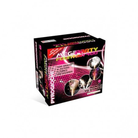 SPETTACOLO FONTANE MEGAPARTY 400 1pz