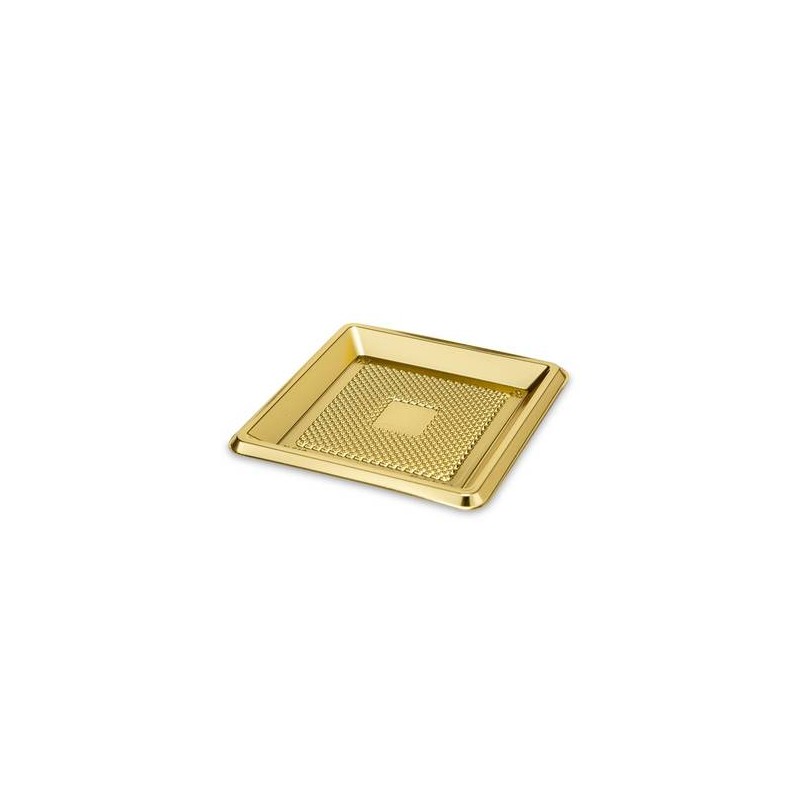 VASSOIO MEDORO QUADRATO 9,5x9,5cm 10pz