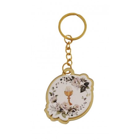 PORTACHIAVI PLEXI ORO C/CALICE LEGNO 12pz