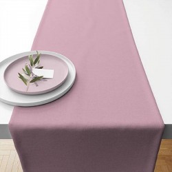 TABLERUNNER COTONE UNI ROSA ANTICO 40x150cm