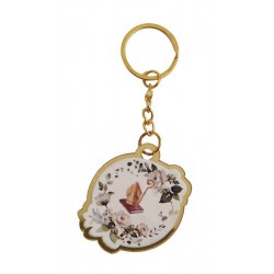 PORTACHIAVI LEGNO/PLEXI CRESIMA ORO 12pz