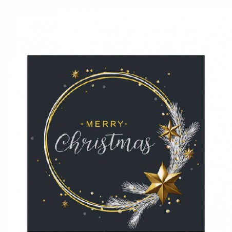 TOVAGLIOLI 25X25 WISHING RING BLACK 20pz