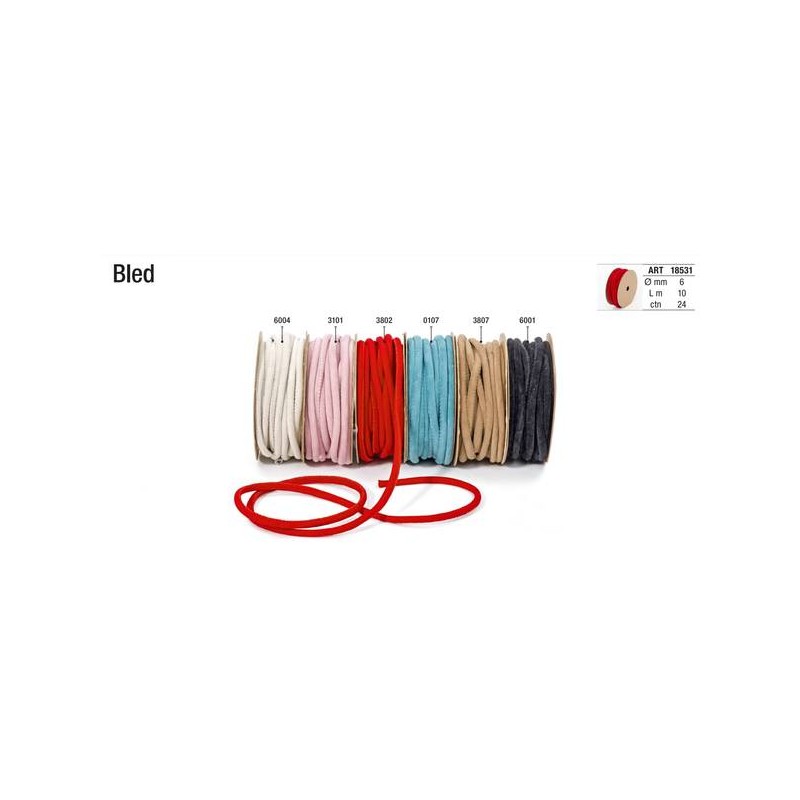 ROCCHETTO BLED mm6x10mt NOCCIOLA 3807
