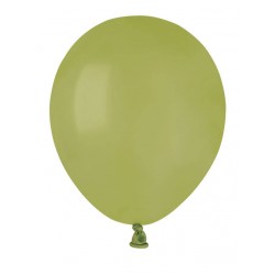 PALLONCINI COLOR 5 12cm VERDE OLIVA 100pz