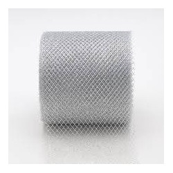 RETE LUREX IN PEZZA cm150x3mt ARGENTO