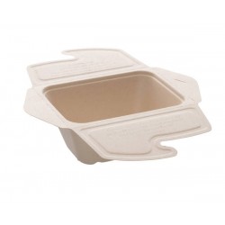 VASCHETTA FARFALLA QUADRATA 12,5x12,5x7 500ml BIO COMPOSTABILE 50pz