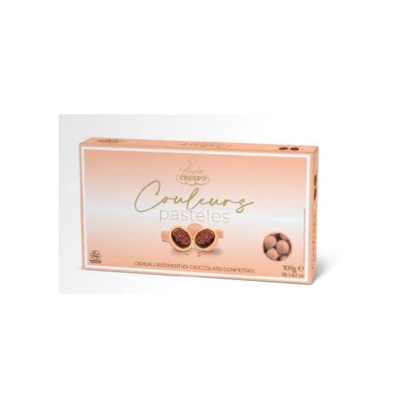 COULEURS PASTELES CEREALI RICOPERTI DI CIOCCOLATO CONFETTATI 500gr PESCA