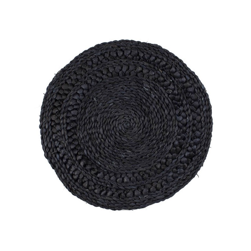 TOVAGLIETTA ROTONDA FIBRA VEGETALE ø35cm DARK BLU 1pz