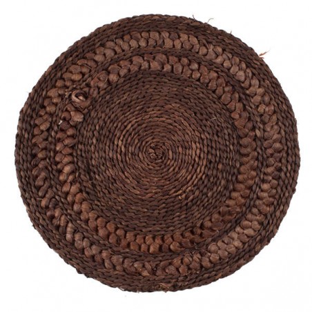 TOVAGLIETTA ROTONDA FIBRA VEGETALE ø35cm MARRONE 1pz
