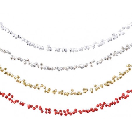 GHIRLANDA CAMPANE IN FERRO H.120cm 4col ass.ti 1pz