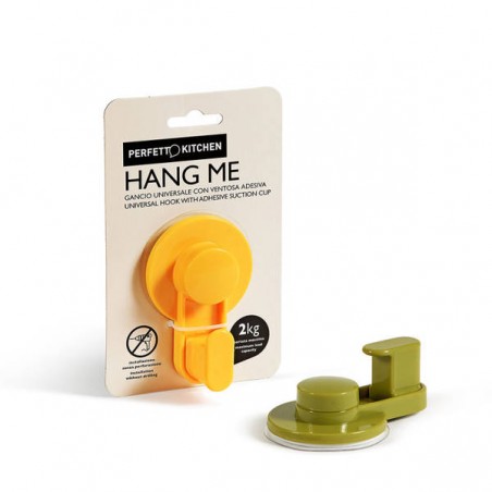 GANCIO CON VENTOSA ADESIVA MOD.CUCINA
