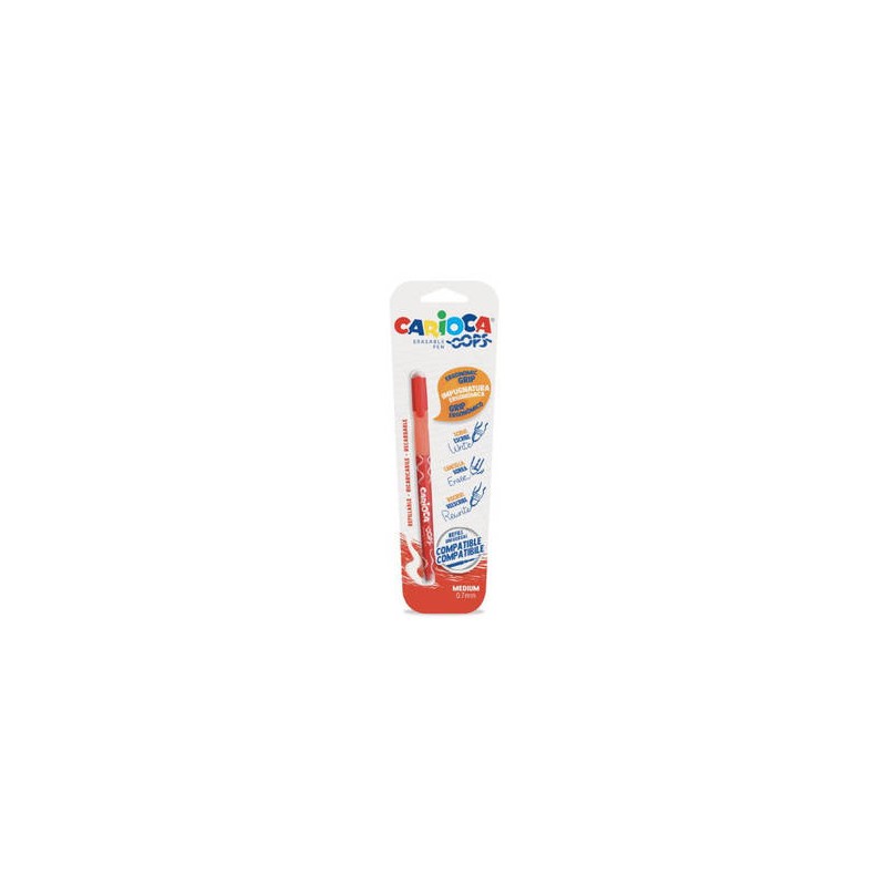CARIOCA PENNA CANCELLABILE OOPS POP ROSSO