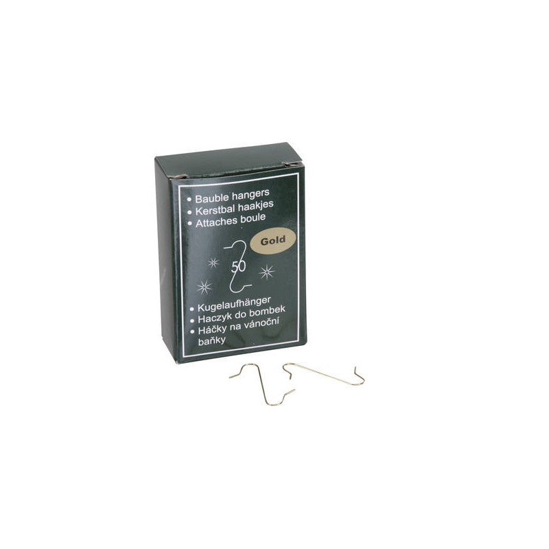 GANCI PER PALLINE 33mm 50pz ORO