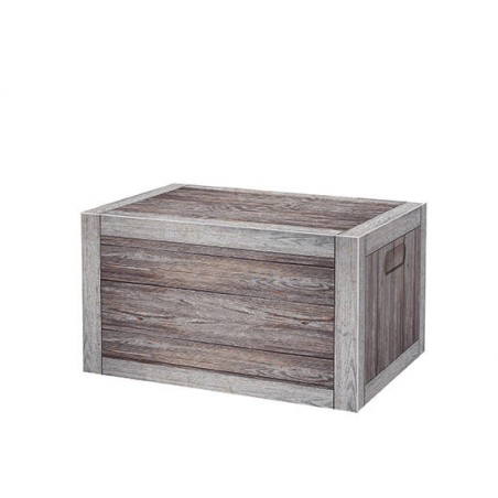 SCATOLA RETTANGOLARE FOLDING BOX 38,5x30x22cm VINTAGE WOOD PORTATA 8kg