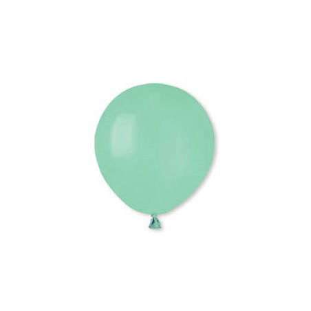 PALLONCINI COLOR 5 12cm VERDE MENTA 100pz