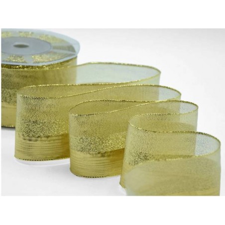 NASTRO TESSUTO NETTUNO mm50x20mt COL.102 ORO