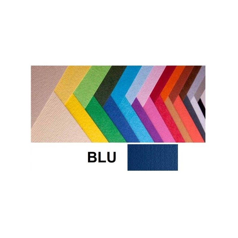 CARTONCINO BRISTOL 70x100cm 200gr BLU FABRIANO
