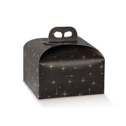 SCATOLA PANETTONE 24,5x24,5x13cm CONSTELLATION
