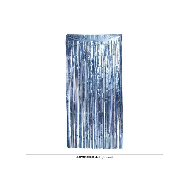 TENDA OPACA BLU METAL 100x200cm