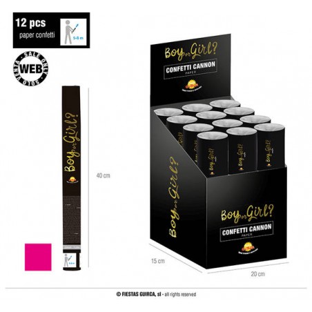 SPARA CORIANDOLI ROSA E ORO IT'S A BOY OR A GIRL