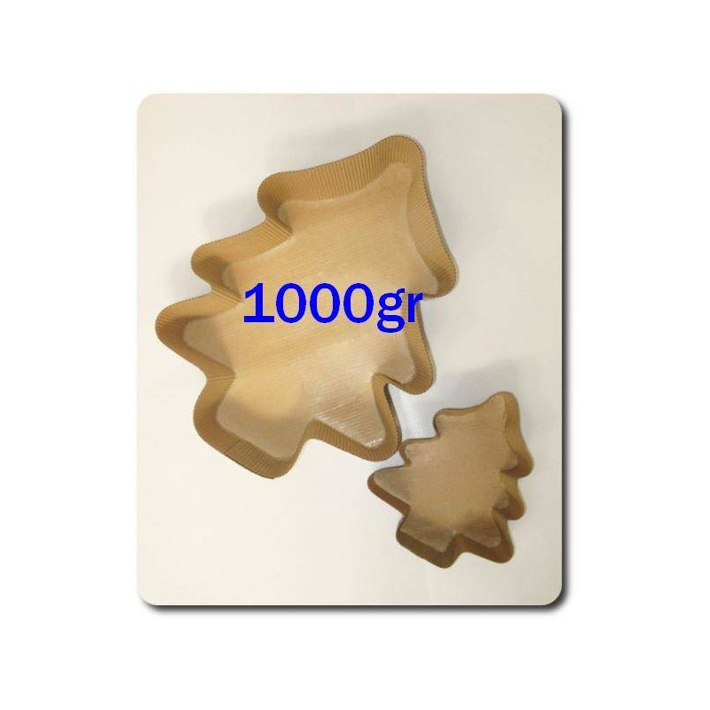 FORMA COTTURA ALBERO 1000gr 31x22x6mm AB1 2 PEZZI