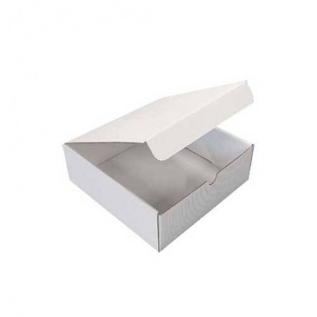 SCATOLA PIEGHEVOLE AUTOMONTANTE ONDA BIANCA 18,5x18,5x7cm