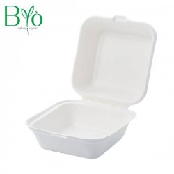 BOX POLPA 450ml 15x15x8cm BIO COMPOSTABILE BYò 50pz