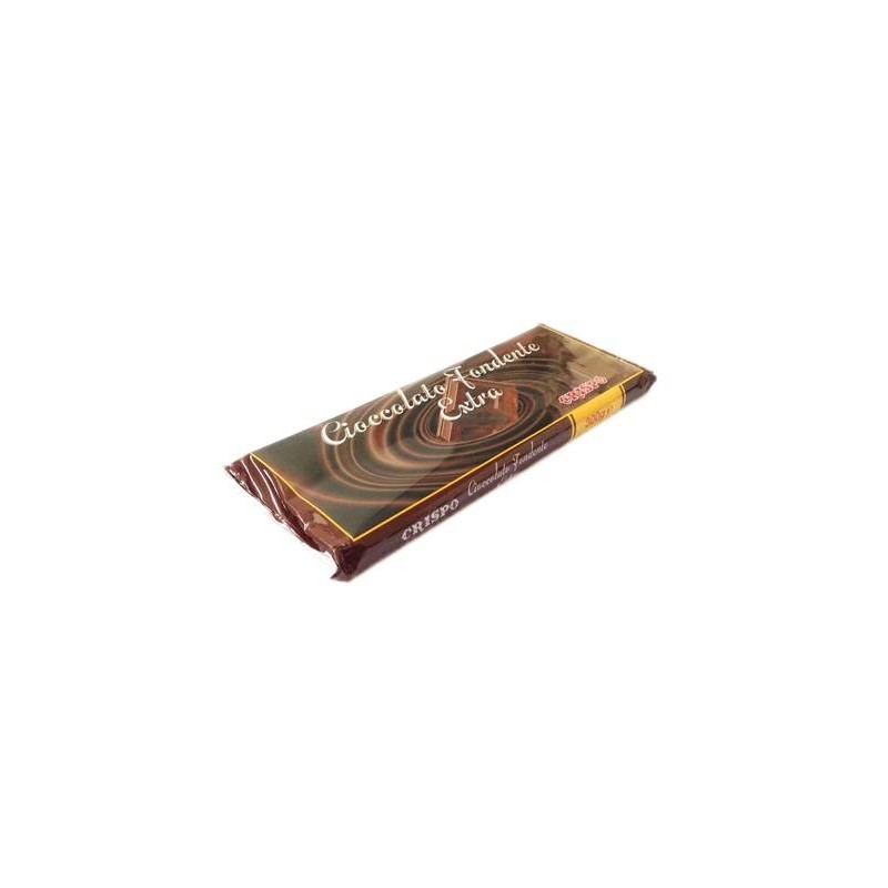 TAVOLETTA CIOCCOLATO FONDENTE CACAO 70% 300gr CRISPO