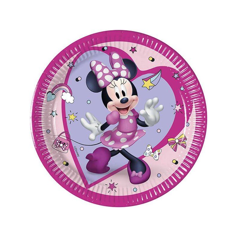 PIATTI DESSERT 20cm MINNIE JUNIOR 8pz