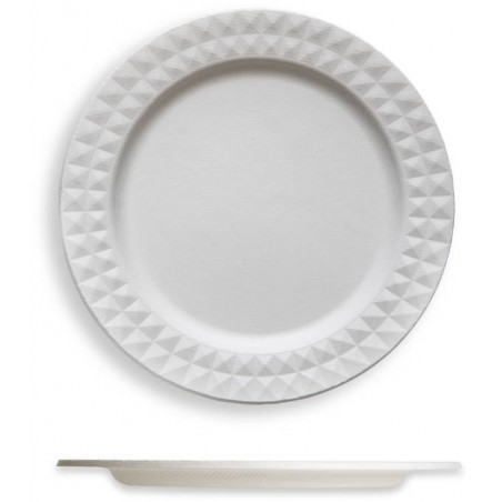 PIATTI PIANI DECOR ø23cm POLPA 25pz