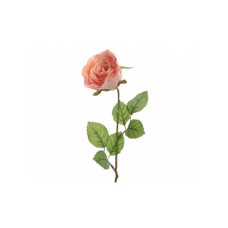 ROSA CON STELO PVC H.45cm COL.PESCA
