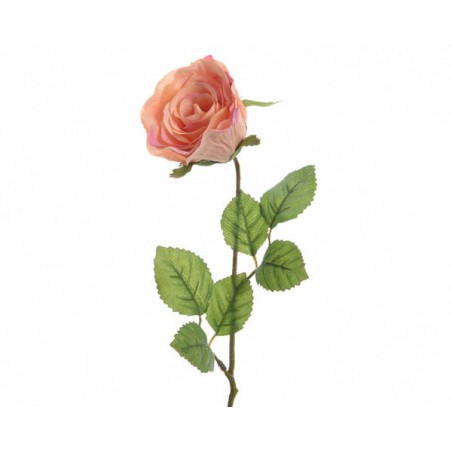 ROSA CON STELO PVC H.45cm COL.PESCA