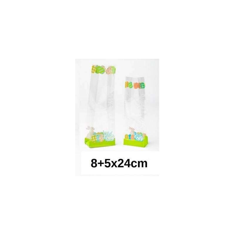 BUSTE PPL F.DO QUADRO PASQUA PULCINI MIS. 8+5x24cm 50pz