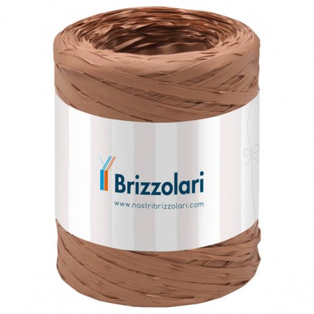 RAPHIA SINT. ROCCHETTO 200mt 32-MARRONE CHIARO