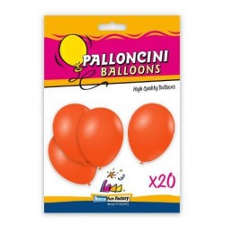 PALLONCINI LATTICE PASTELLO 9/10 26cm ARANCIO 20pz
