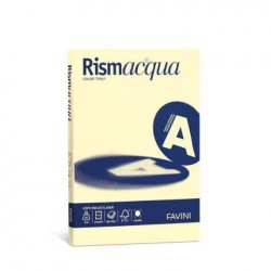 CARTA A4 200gr RISMA COLOR 50fg GIALLO CHIARO 07