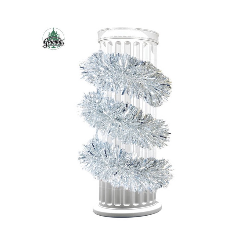 BOA GHIRLANDA ø10cm x 1,80mt ARGENTO