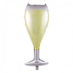 PALLONE MYLAR S/SHAPE CALICE FLUTES 43x99cm BIG