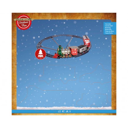 TRENO SU ROTAIE IN PLASTICA C/LED ø274cm