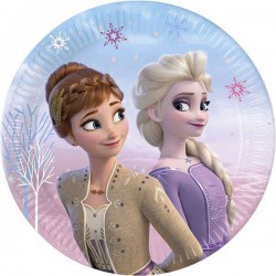 PIATTI CARTA DESSERT ø20cm FROZEN II WIND SPIRIT 8pz