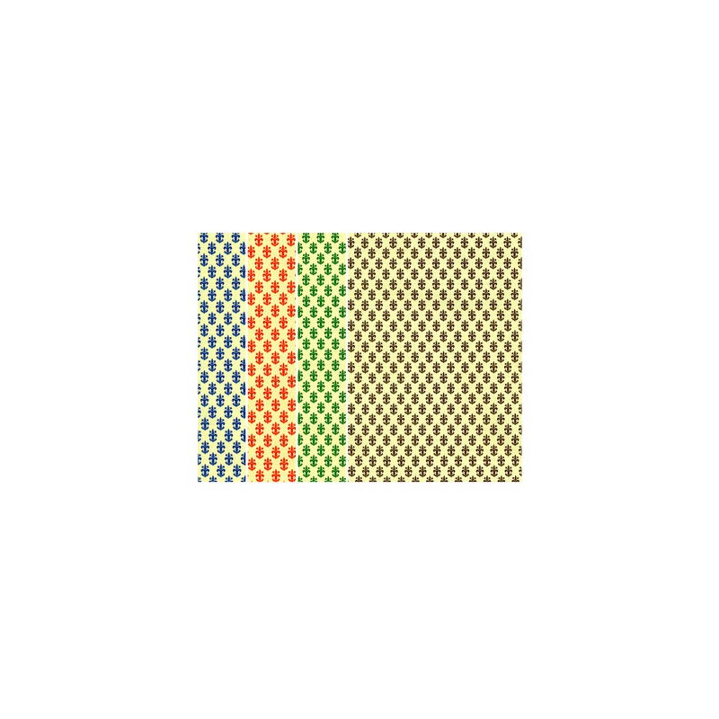 CARTA CASSETTI LAVABILE ASS.TO GIGLI h.50x5mt