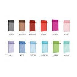 SACCHETTI ORGANZA SATIN 9x12 ARANCIO 10pz