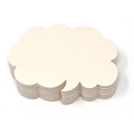 NUVOLETTA CARTONCINO AVORIO 9x6cm 50pz