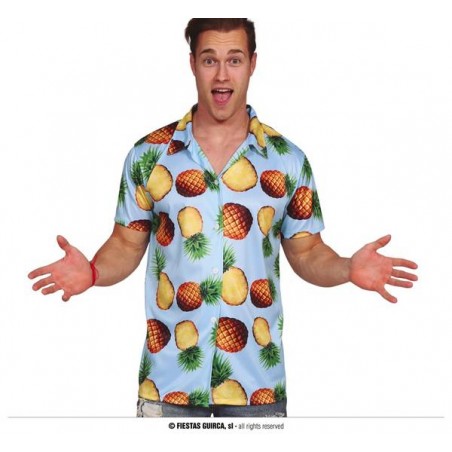 CAMICIA HAWAIANA ANANAS TG.M