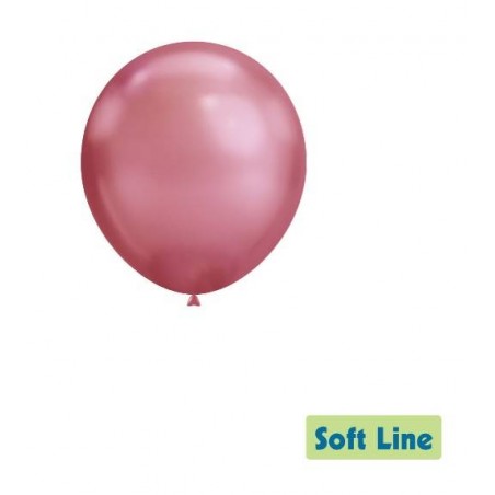 PALLONCINI LATTICE SOFT LINE CHROME 5 13cm ROSA 114 100pz RC