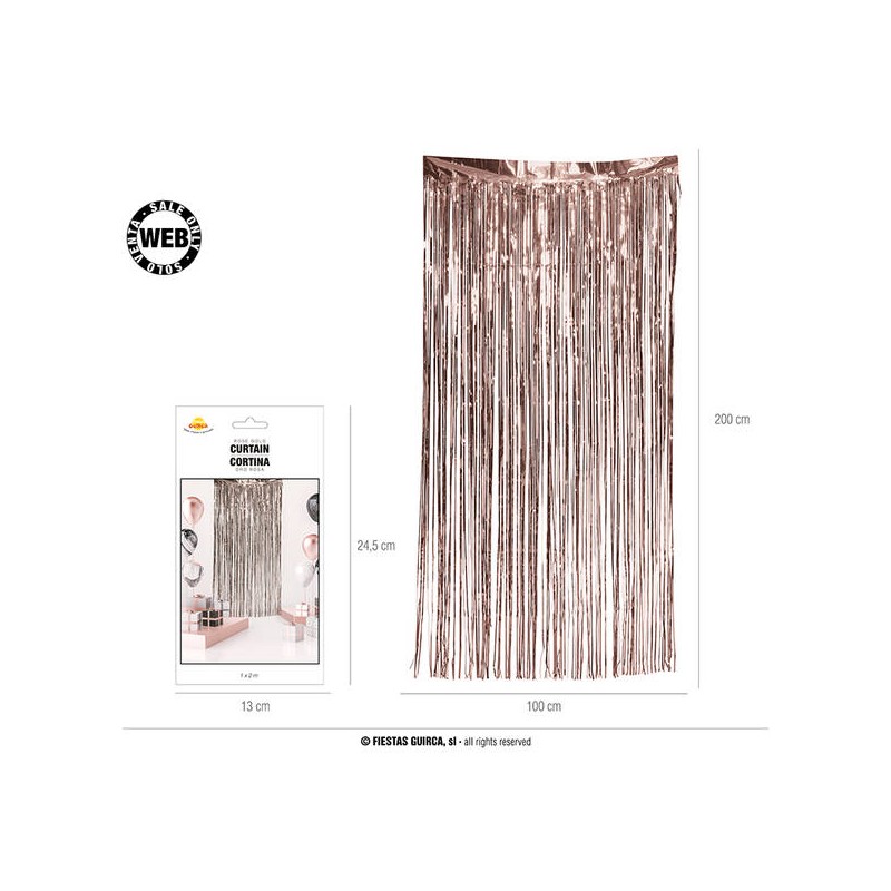 TENDA ROSE GOLD 100x200cm