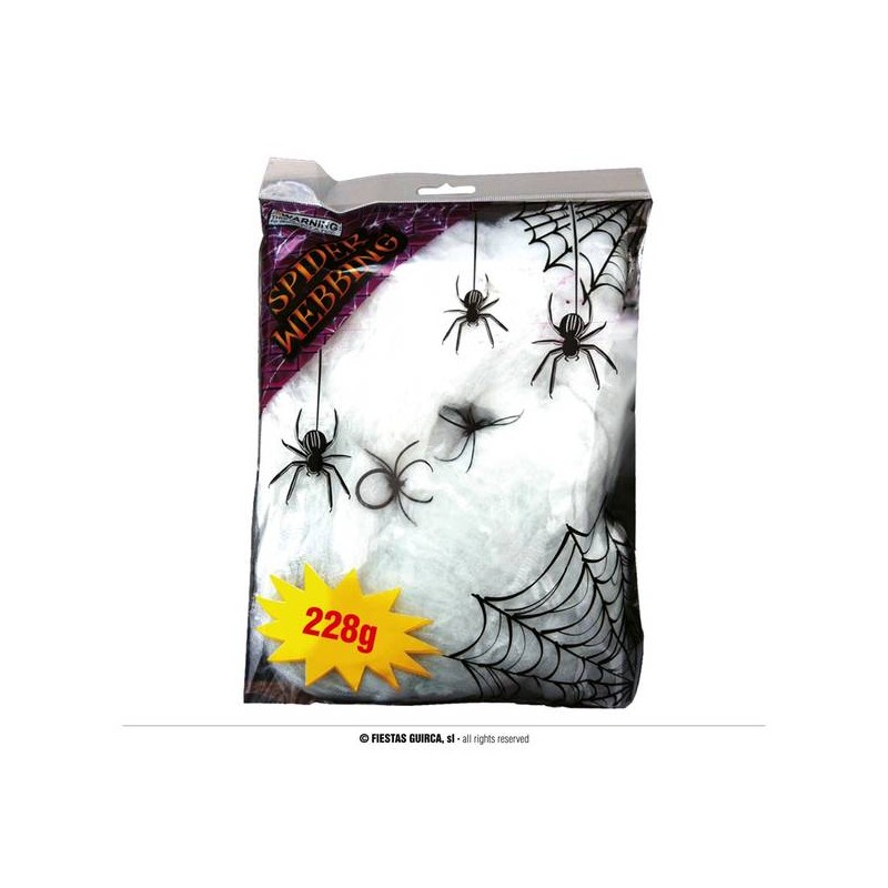 RAGNATELA BIANCA CON RAGNI 228gr