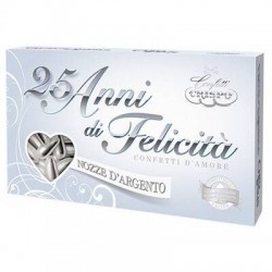 CONFETTI MANDORLA NATURALE ARGENTO 500gr