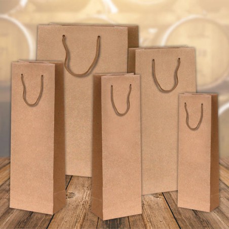 SHOPPER KRAFT AVANA 1 BOTTIGLIA 11,x11,5x41cm C/DIV.